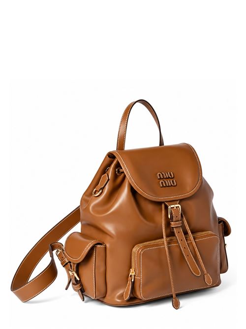 Zaino in pelle MIU MIU | 5BZ0422CRWF0046